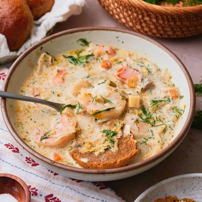 Creamy Norwegian Fish Soup