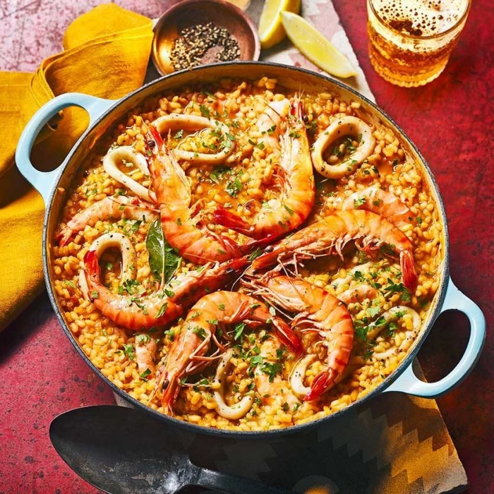 Rice with Prawns and Squid
