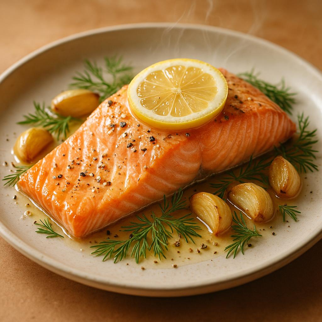 Baked Salmon with Dill