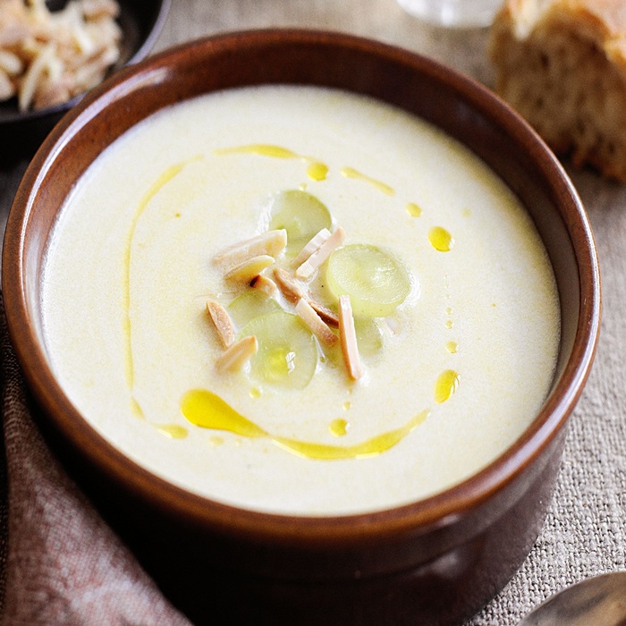 Ajo Blanco (Spanish Almond and Bread Soup)